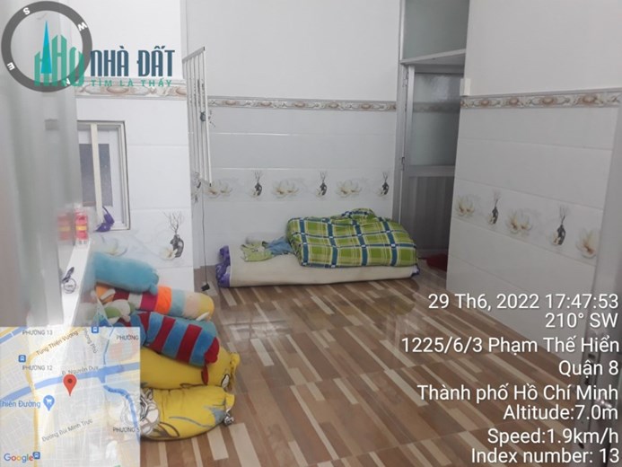 Chính chủ cần bán nhà 1225/56, Đường Phạm Thế Hiển, Phường 5, Quận 8