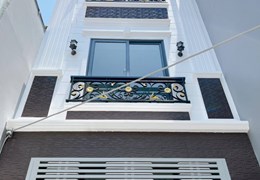 BÁN NHÀ MỚI XÂY BẾN VÂN ĐỒN Q4 3m8 x 18m , 4 TẦNG GIÁ 8 TỶ 9 , Ô TÔ VÀO NHÀ . KHU DÂN TRÍ CAO
