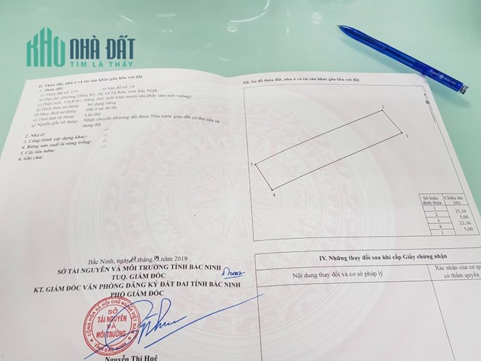 Cần Bán Dự Án Vườn Sen L024 25 thị xã Từ Sơn, tỉnh Bắc Ninh.