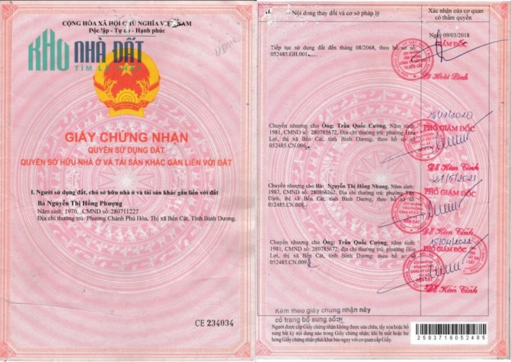 NHÀ ĐẸP - GIÁ TỐT - Bán Nhà Vị Trí Đắc Địa Tại TX Bến Cát-Bình Dương
