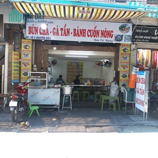 DO NHU CẦU CÔNG VIỆC MÌNH CẦN SANG NHƯỢNG LẠI MẶT BẰNG TẠI SỐ 2 NHUYỄN SIÊU, HÀNG BUỒM, QUẬN HOÀN