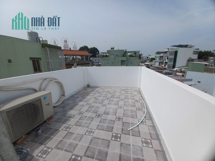 NHÀ MƠI XÂY ĐỐI DIỆN VINCOM PHAN VĂN TRỊ, 3 TẦNG 4 PN CHỈ NHỈNH 3 TỶ