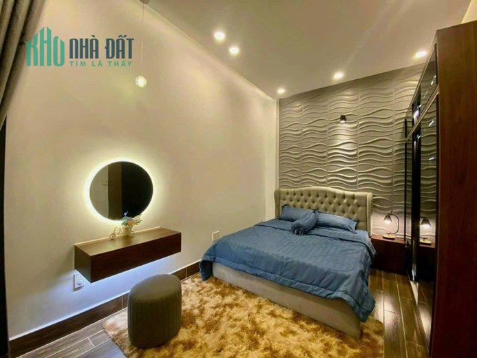 Bán Nhà Gò Vấp 90m2, 5PN Nguyễn Văn Lượng, Oto Ngủ Trong Nhà.