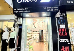 SANG NHƯỢNG CỬA HÀNG GIÀY ĐỊA CHỈ NGHĨA TÂN, CẦU GIẤY, HÀ NỘI