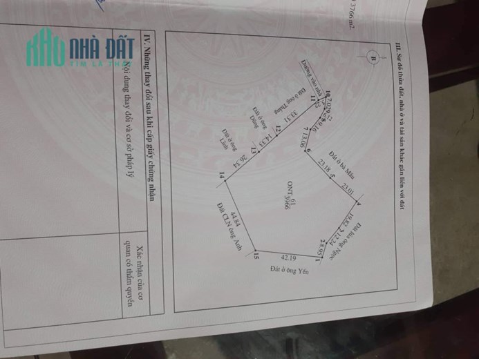 Chính chủ cần bán nhanh Lô Đất Ruộng Và Ao Tại Vân Đồn – Đoan Hùng – Phú Thọ.