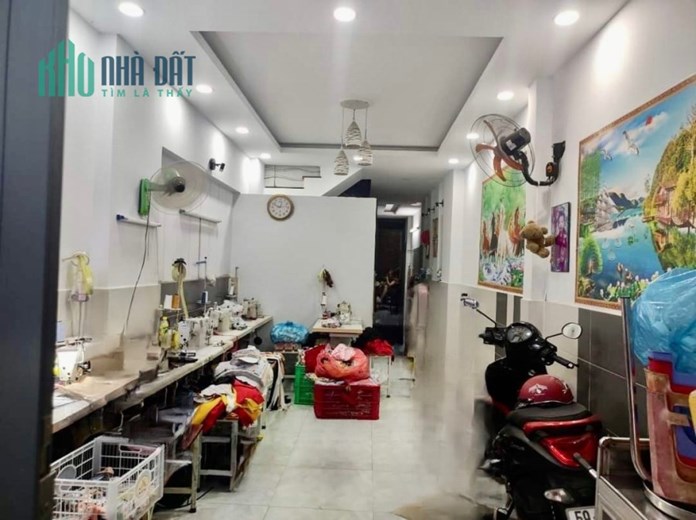 Bán nhà HẺM XE HƠI 6M THÔNG, Đường Khuông Việt, Quận Tân Phú, 62m2(3.2x19.5), 2 TẦNG