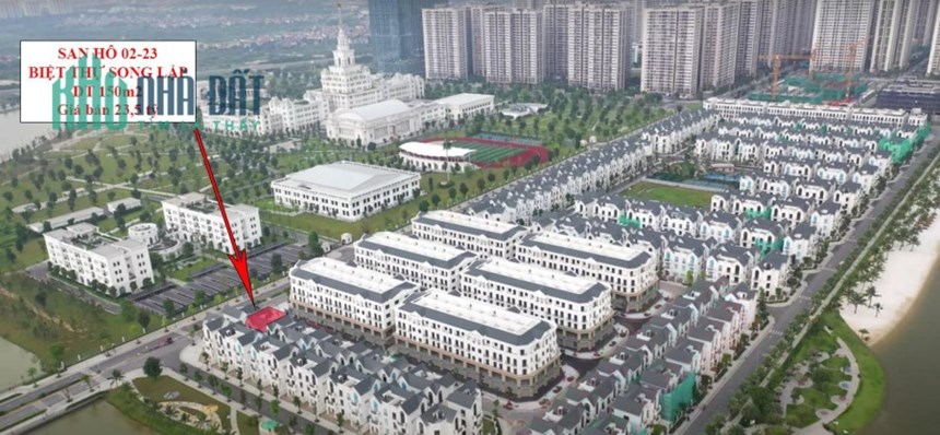Chính chủ bán Căn Biệt thự Song lập San Hô 02-23 Vinhomes Ocean Park Gia Lâm giá 23,5 tỷ