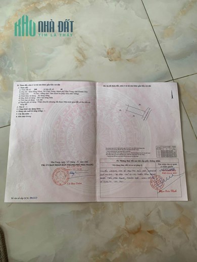 ĐẤT ĐẸP - GIÁ TỐT - CHÍNH CHỦ Bán Gấp Lô Đất Vị Trí Đẹp Tại Đồng Nhơn ,Vĩnh Trung, Nha trang