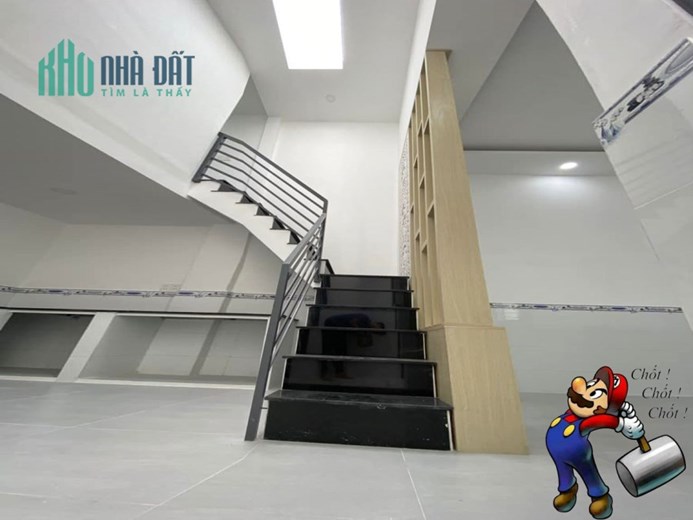 NHỈNH 3 TỶ - NHÀ ĐẸP Ở NGAY, 60M2, 2 TẦNG, 3 PN - GẦN CHỢ HIỆP THÀNH QUẬN 12.