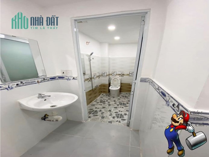 NHỈNH 3 TỶ - NHÀ ĐẸP Ở NGAY, 60M2, 2 TẦNG, 3 PN - GẦN CHỢ HIỆP THÀNH QUẬN 12.