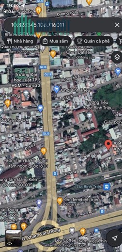 Bán nhà gần chợ Bình Triệu. đường số 4 Hiệp Bình Chánh, dt 250 m² Giá 13,5 Tỷ
