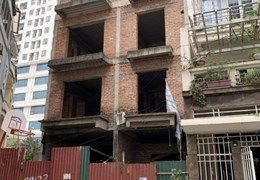 Bán LK Trung  Kính, Cầu Giấy. DT 119 x 5 tầng,MT 7m, xây thô. Giá 20,5 tỷ