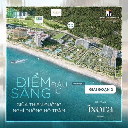 Sở hữu Biệt Thự Biển Hồ Tràm 355m2 trong Khu Phức Hợp The Grand Hồ Tràm chỉ với 1.9tỷ. LH:0934611922