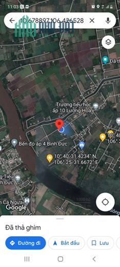 Bán 1350m2 đất vườn đẹp tại Ấp 10 xã Lương Hòa, H.Bến Lức, 1.75 tỷ. Lh:0909738988