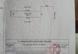 Bán lô đất 105M tái định cư Đồng Dứa Lũng Đông Hải An