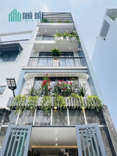 Siêu Phẩm Thang Máy Vừa Ở Vừa Làm Công Ty Gò Vấp Hẻm 6m Giá 9 Tỷ