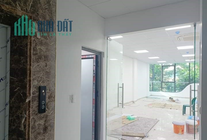 Bán Nhà Phố Trần Qúy Kiên 90m2 x 6 tầng thang máy, mặt tiền 6,6m, phân lô ô tô tránh vỉa hè rộng,