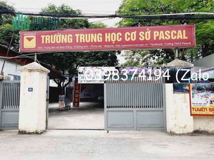 Siêu đất Nam Hồng, Đông Anh gần trường Pascal 90m2 ngõ 2m5