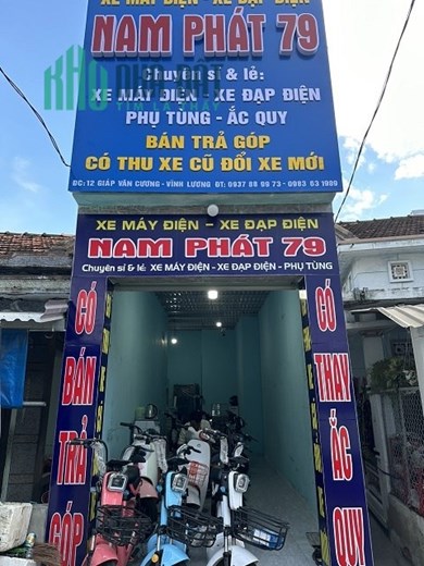 Cửa hàng NAM PHÁT 79 chuyên sỉ và lẻ xe máy điện - xe đạp điện - phụ tùng