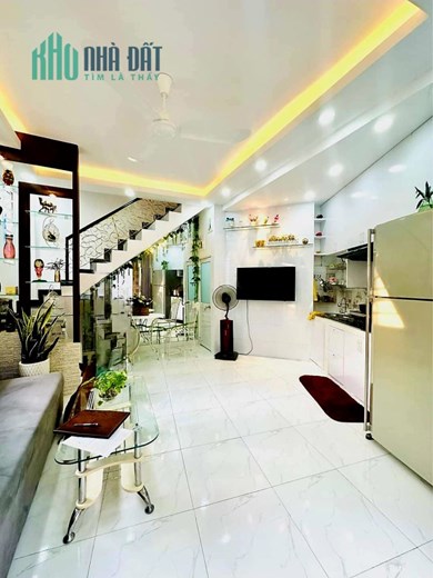 4TỶ1 T.LƯỢNG - HẺM XE HƠI THÔNG, Đ. LÊ QUANG ĐỊNH, B.THẠNH - 4 TẦNG, 25M2(3,5x7).