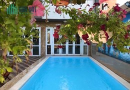 Ngộp Nặng: Hàng Hiếm Siêu phẩm biệt thự Nguyễn Hữu Thọ, 215m2. Thang máy. Hồ Bơi. Dòng tiền 550 Tr