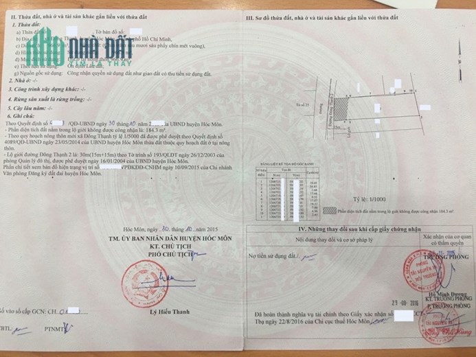 Bán gấp biệt thự sân vườn, mặt tiền đường xe tải, container chạy, xã Đông Thạnh, Hóc Môn.