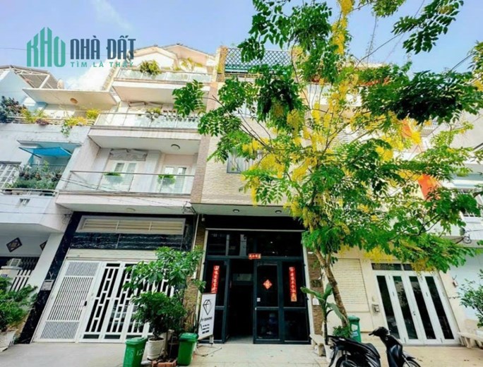 Mặt Tiền đường KD, DT: 140M², Nhà đẹp 98% 4 Lầu 14 phòng CHDV (70tr/Th), Bán gấp 15.5 tỷ