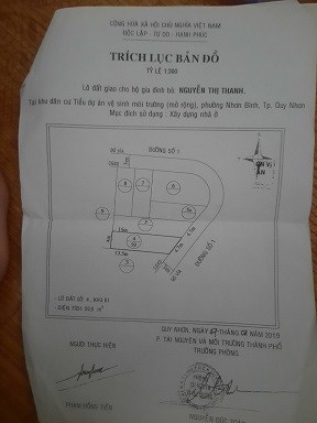 CHÍNH CHỦ CẦN BÁN LÔ ĐẤT ĐẸP TẠI PHƯỜNG NHƠN BÌNH - TP. QUY NHƠN