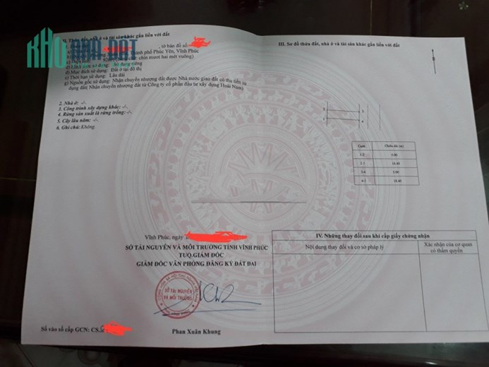 Chính Chủ Cần Bán 2 Lô Đất Nền Dự Án Tại Xuân Hòa, Tp Yên Phúc, Vĩnh Phúc.