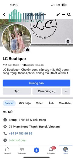 Sang nhượng cửa hàng quần áo tại 74 phố Phạm ngọc Thạch, Đống Đa Hà Nội