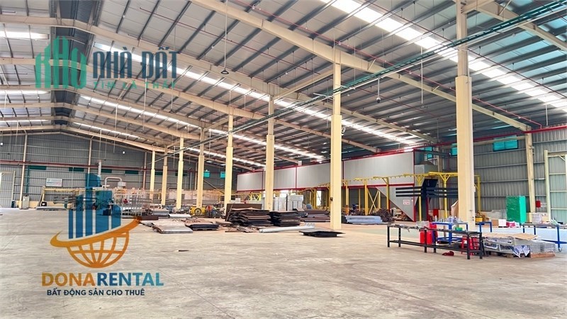 nhà xưởng cho thuê tại KCN, Bể XLNT cột B, Hệ thống PCCC hiện đại. có đủ nội thất VP