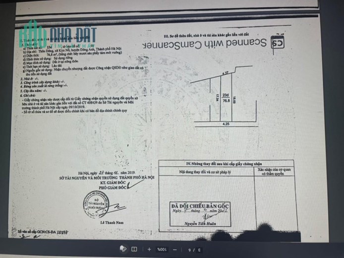 BÁN NHÀ KIM NỖ ĐÔNG ANH CHỈ 2 TỈ _ 76M nhà 1 tầng ,ngõ xe máy