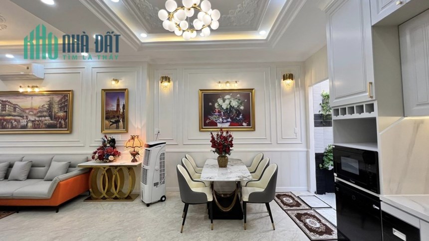 BIỆT THỰ ĐẸP LONG LANH, 4 TẦNG, 85m2, ĐƯỜNG NHỰA, XE HƠI TRÁNH NHAU, 6 TỶ