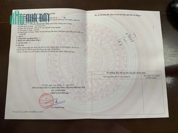 Bán đất dịch vụ khu B Yên Nghĩa Hà Đông đường Ô TÔ tránh 50m2, vỉa hè 7m 4,8 tỷ