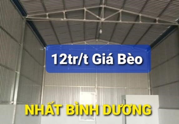 Nhà Cho thuê 8,1 x 25 = 12tr/t Vĩnh Tân Tân Uyên Bình Dương