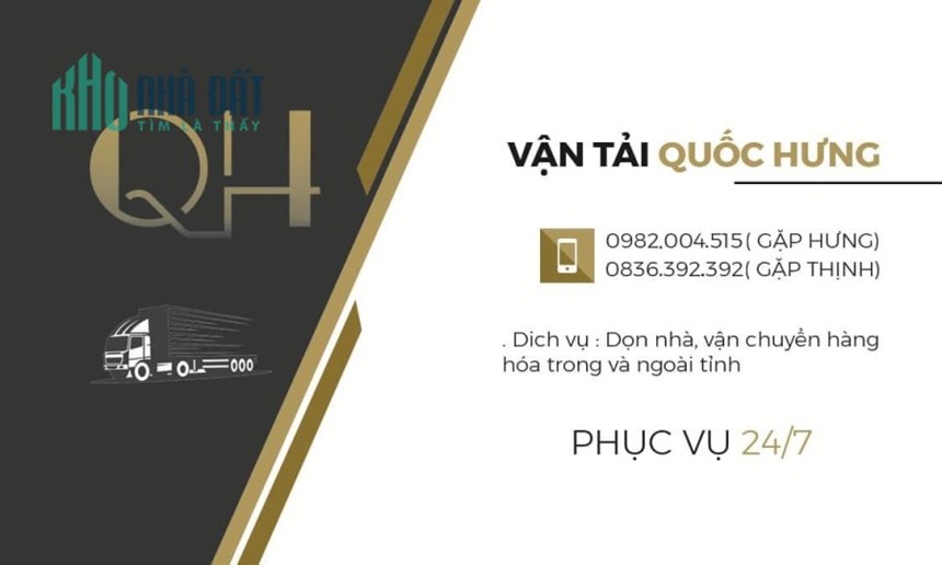 Dịch Vụ Vận Tải Hàng Hóa Quốc Hưng 24/7 – Đà Lạt.