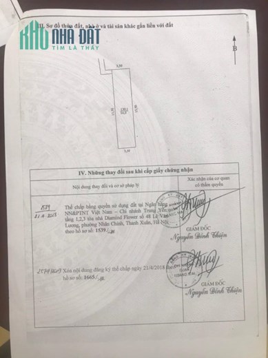 Bán đất Tam Trinh 55 m2, 3 tỷ 200, tặng nhà cấp 4 ở tạm. LH: 0947865456