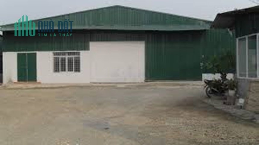 cho thuê xưởng 1300m2, mặt đường thôn Kim Thành, H. Thanh Oai, thuận lợi xe tải các loại