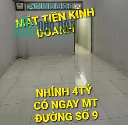 Mặt Tiền Đường Số 9 có 4 tỷ x Gò Vấp TPHCM - Bán Gấp