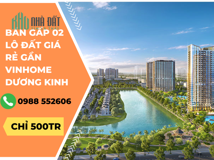 BÁN GẤP LÔ ĐẤT GẦN VINHOME HẢI PHÒNG