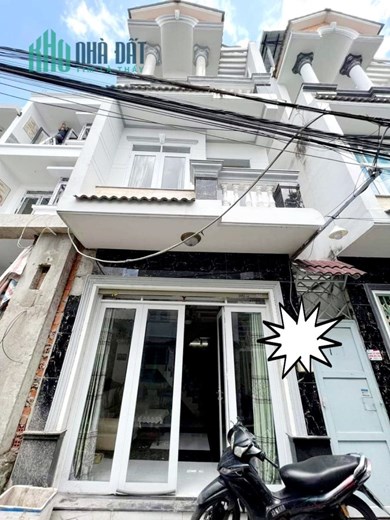 HẺM XE HƠI THÔNG, 4 TẦNG, NGANG 5m, TT NHÀ BÈ, CHỈ 6.2TỶ