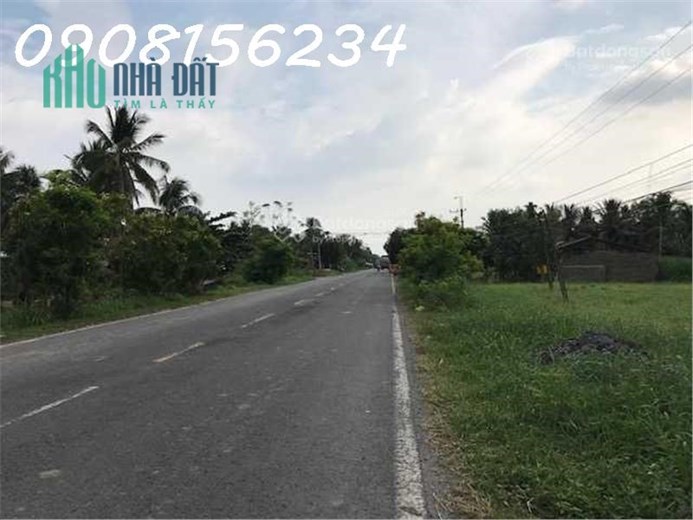 Cần bán toàn bộ thửa đất 27,3 công ngay mặt tiền QL54,cách vị trí cầu Đại Ngãi khoảng 800m