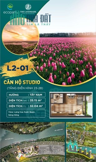 Mua nhà nhỏ tặng quà lớn căn hộ Sudio Landmark Ecopak Hưng Yên