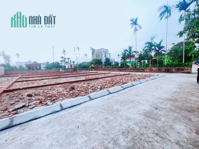 Bán đất trung tâm phường Hòa Nghĩa cạnh Vinhomes Dương Kinh chỉ 495tr/ lô.