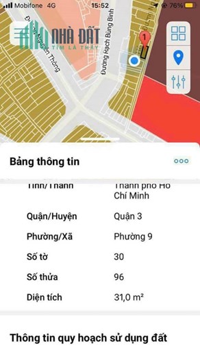 bán nhà Nguyễn Thông , phường 9 , quận 3, dt 3,2 x 9