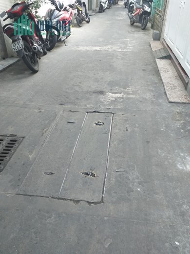 .Nhà Trưng Nữ Vương 2 mặt kiệt 3.5m, thẳng thông, 56m2, 2.x tỷ
