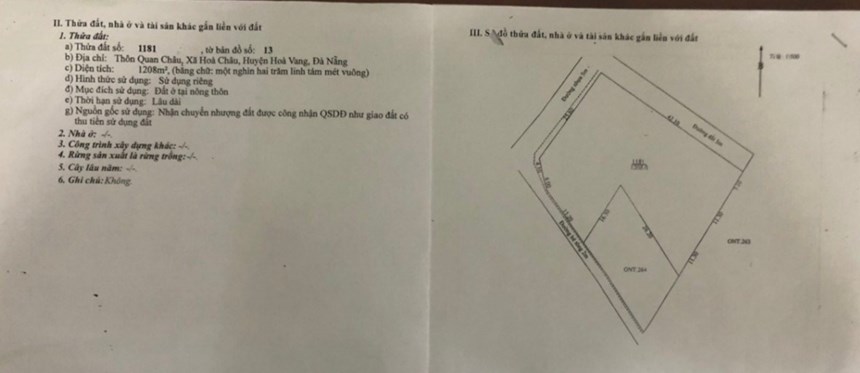CHÍNH CHỦ CẦN BÁN 4 LÔ ĐẤT Đẹp- Giá Ưu Đãi Tại Hòa Vang và Thanh Khê, TP Đà Nẵng