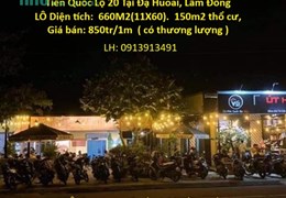 ĐẤT ĐẸP - GIÁ TỐT - CHÍNH CHỦ BÁN Đất Vị Trí Đẹp Mặt Tiền Quốc Lộ 20 Tại Đạ Huoai, Lâm Đồng