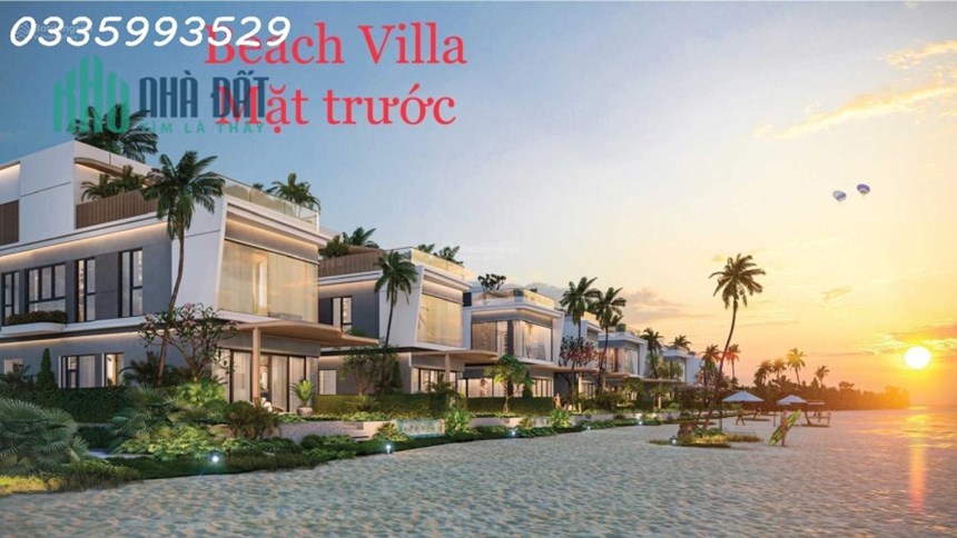Bán Biệt thự 3 - 5PN Mặt Biển Hồ Tràm giá gốc CĐT, Thanh Toán Theo Tiến Độ. Chỉ 4ty2 nhận Villa