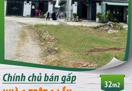 Bán gấp 32m2 nhà 1 trệt 1 lầu Mỹ Hạnh Bắc, Long An, giá công khai 610tr